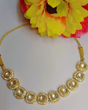 Golden Kundan Necklace