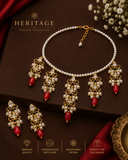 Red pearl Kundan  Necklace