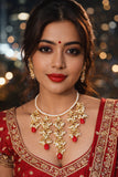 Red pearl Kundan  Necklace