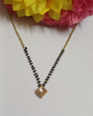 kundan Golden chain Mangalsutra