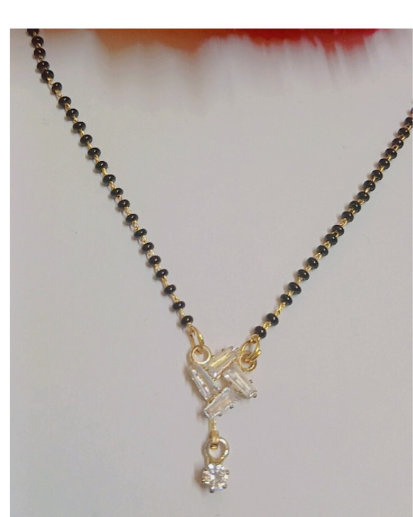 Golden Swastik Kundan Mangalsutra