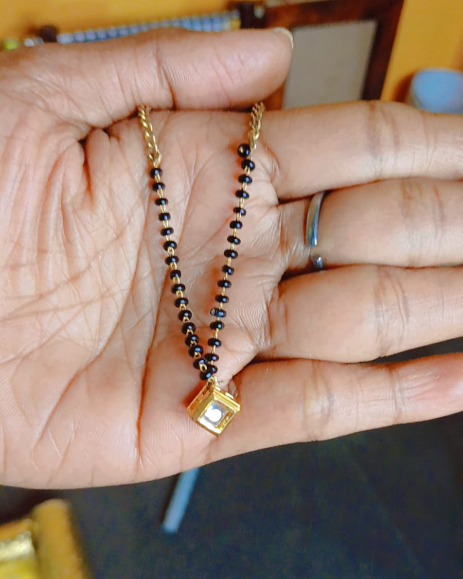 kundan Golden chain Mangalsutra